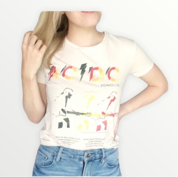 NWT CHASER x REVOLVE ACDC Concert Tee Band Tee - Picture 3 of 9